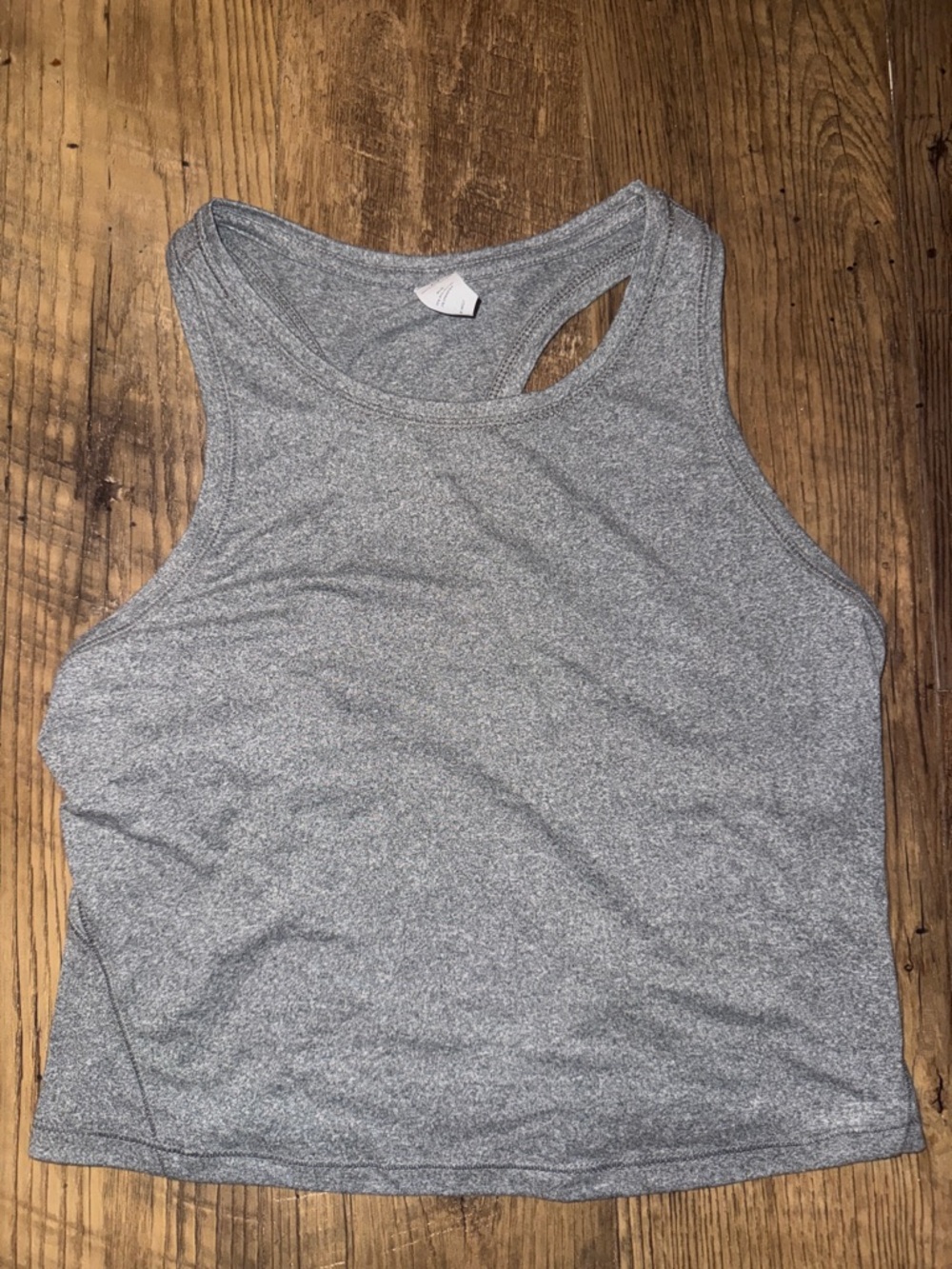 Yogalicious Gray Heather Racerback Tank